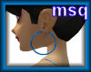 BlueHoopEarrings