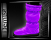 [D]Boots|Latex|Purple