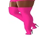 Pink thigh Boots