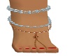 belly dancer foot red