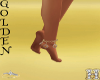 Gold/Garnet anklet