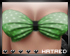 |H Green Poke-a-dots