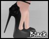 BLACK heel black rose