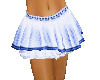 [ny] skirt white&blue