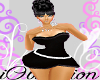 *0* Black Satin Dress