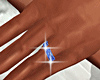 Mens Blue Diamond Band