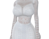 *QJ White Lace Dress