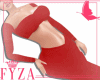 Long Preg Dress Red 1-3