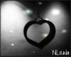 NLenia Black Love Heart 
