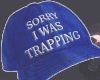 trap hat blue f