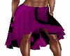 hula style purple skirt