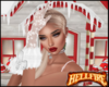White Bow Xmas Gloves
