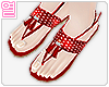 [Y] Red Sandals