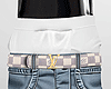 Patchwork Denim Shorts