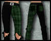 Green/Black Tartan pants