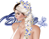 Eva Hair&Flower blue