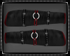 Miss Pirate Armbands Red