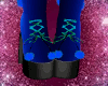 A/ Blue Fur Boots