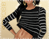 ! Loose Sweater Str.Blak