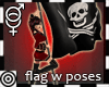 *m Pirate Flag + Poses