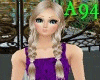 [A94]clear blonde braids
