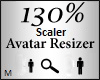 Avatar Scaler 130% Male