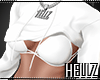 !H - Cropped Hoodie W
