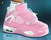 Retro 4s Sneakers Pink