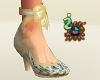 Victorian Daisy Heels Le