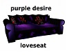 Purple Desire Loveseat