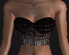 black velvet corset top