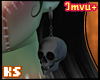 Skull Earrings - (B.H)