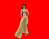 vestido dourado