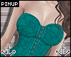 ⚓ | Lace Corset Teal