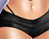 🤍Leather Black Shorts
