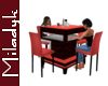 MLK Salon Red Nail Dry