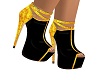 Le Chic Gold Black Shoes