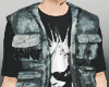 shirt end vest Black