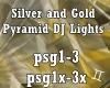 Silver and Gold Pyramid