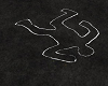 CHALK OUTLINE OF BODY
