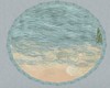 [Gel]Round sea/beach rug