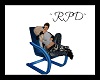 *RPD* Blue Cuddle Chair