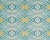 contemporary teal rug