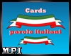 Cards Parole Italiano