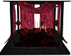 Black & Red Canopy Loung