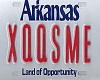 ARKANSAS LICENSE PLATE