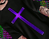B! black n purple cross