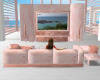 Pink Marble Home Theater