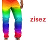 !z! pride rainbow jeans