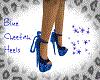 Blue Cheetah Heels